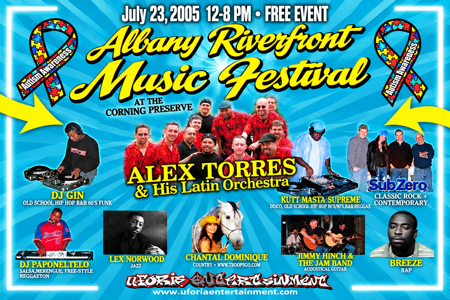 The 1st Annual Albany Riverfront Music Festival — July 23, 2005 | Uforia Entertainment & DJ Debonair